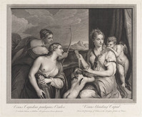KG 15278
<br/>
Venus blinddoekt Amor
<br/>
<em>Strange, Robert, Sir, (1721-1792)</em>